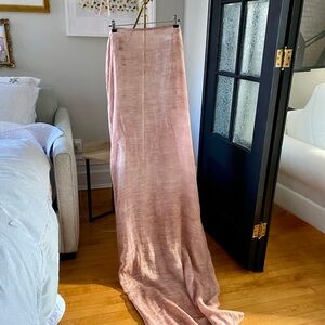 RICHIAMI BLUSH SCARF, linen/cotton like Brunello Cucinelli(offers welcome🎊🎉